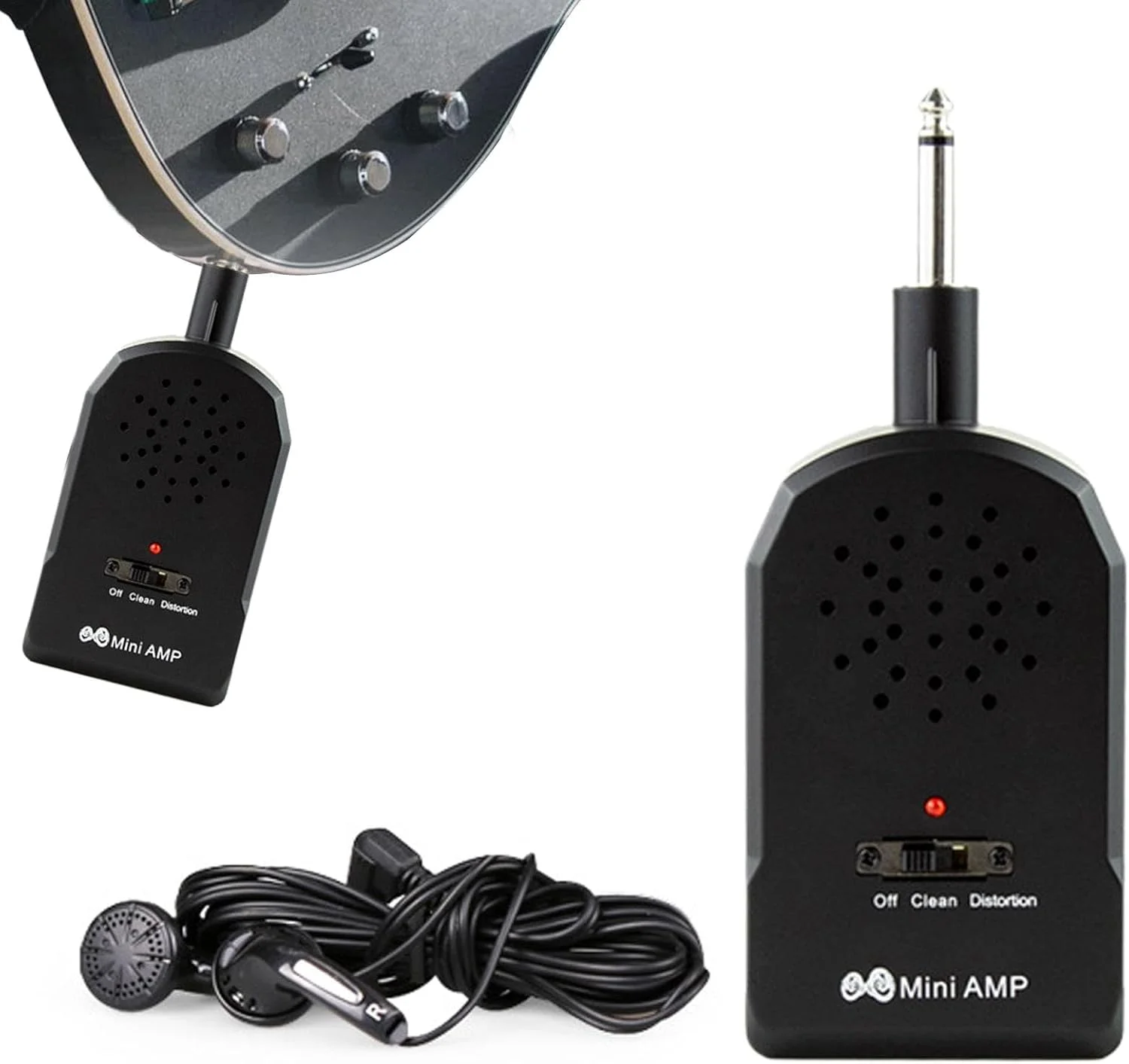 آمپلی فایر گیتار - آمپلی فایر گیتار و باس بی سیم | لوازم جانبی آلات موسیقی با افکت های باس برای خانم ها، دانشجویان، نوجوانان