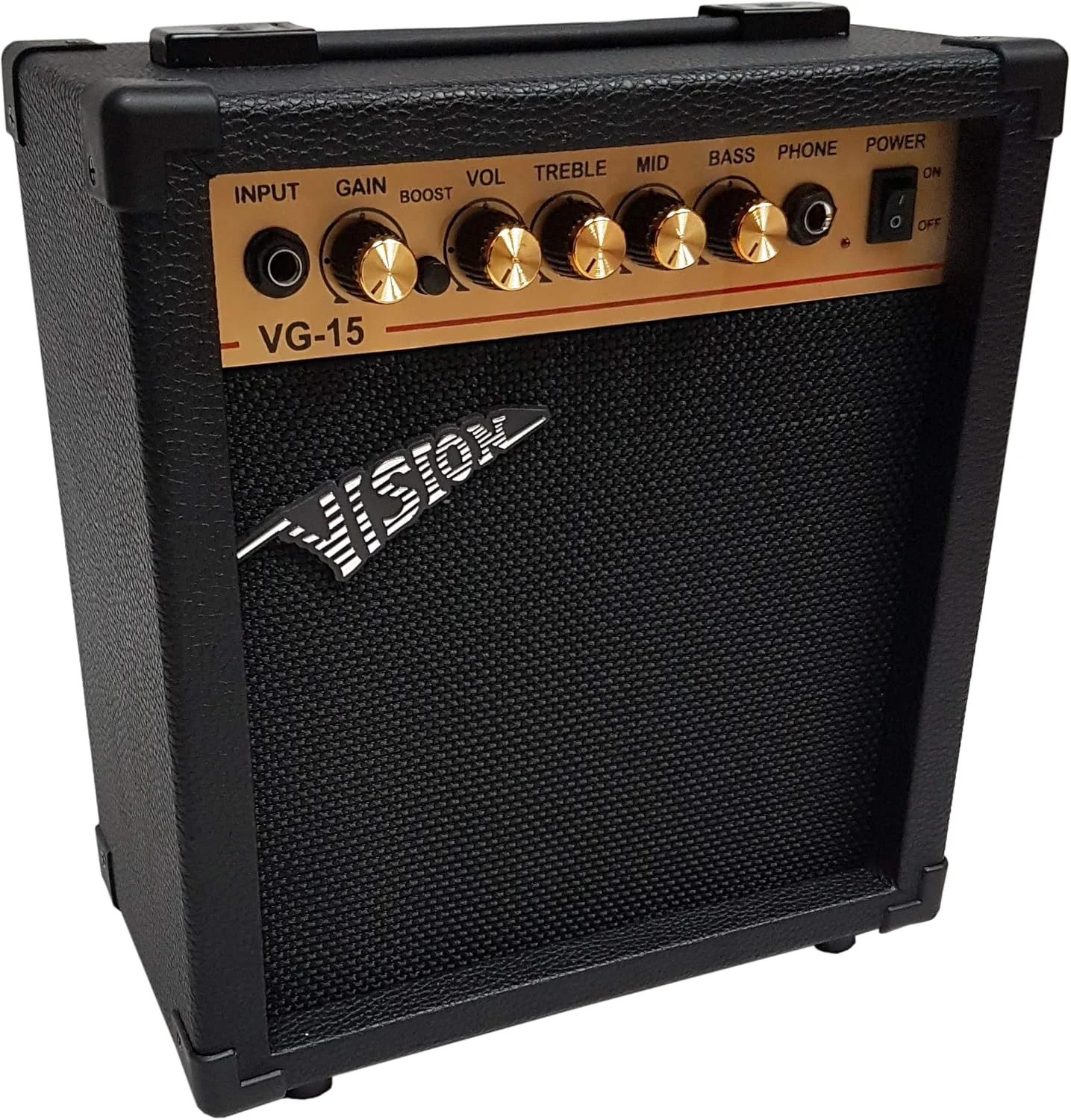 آمپلی فایر گیتار 20 وات - آمپلی فایر گیتار الکتریک - اوردرایو - 3 کانال - GOLDEN LINE VG15