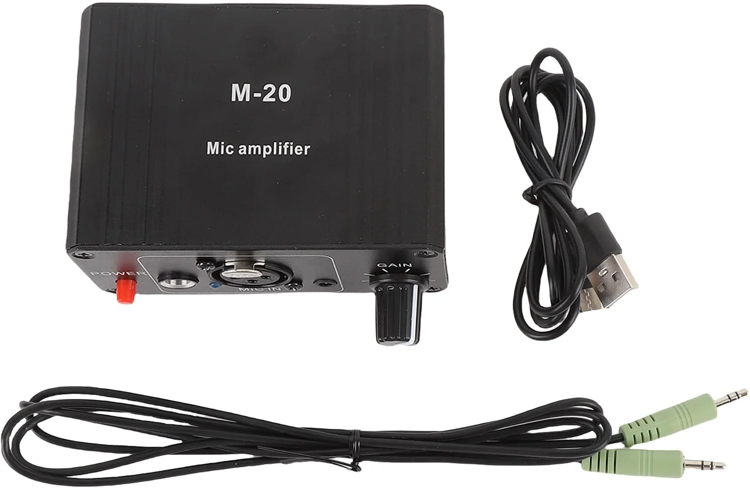 پیش تقویت کننده میکروفون Fyearfly، پیش تقویت کننده میکروفون دینامیک 48 ولت خروجی XLR 20 DB تقویت کننده نویز پایین - مشکی - تقویت کننده بدنه فلزی برای دینامیک و پیش تقویت کننده میکروفون Fyearfly، پیش تقویت کننده میکروفون دینامیک 48 ولت خروجی XLR 20 DB تقویت کننده نویز پایین - مشکی - تقویت کننده بدنه فلزی برای دینامیک و