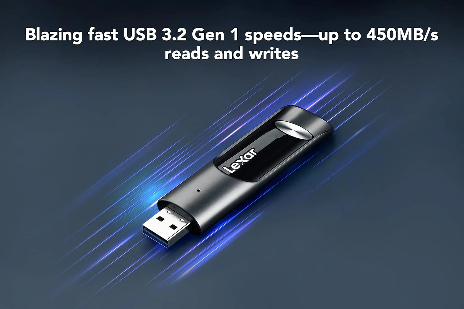 فلش مموری Lexar JumpDrive P30 USB 3.2 Gen 1 با ظرفیت 1 ترابایت، فلش USB برای USB3.0/2.0، سرعت خواندن تا 450 مگابایت بر ثانیه، حافظه جانبی برای کامپیوتر، لپ تاپ، ذخیره سازی اطلاعات خارجی، عکس، فیلم (LJDP030001T-RNQNG) فلش مموری Lexar JumpDrive P30 USB 3.2 Gen 1 با ظرفیت 1 ترابایت، فلش USB برای USB3.0/2.0، سرعت خواندن تا 450 مگابایت بر ثانیه، حافظه جانبی برای کامپیوتر، لپ تاپ، ذخیره سازی اطلاعات خارجی، عکس، فیلم (LJDP030001T-RNQNG)