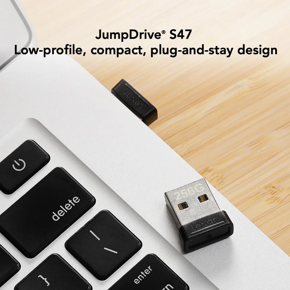 فلش مموری 128 گیگابایتی لکسار JumpDrive S47 USB 3.1 مدل (LJDS47-128ABBKNA)، مشکی فلش مموری 128 گیگابایتی لکسار JumpDrive S47 USB 3.1 مدل (LJDS47-128ABBKNA)، مشکی