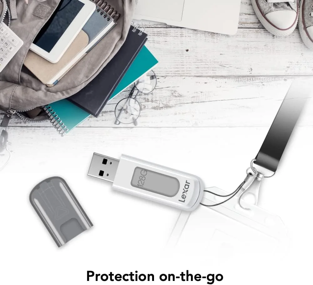 فلش مموری 128 گیگابایتی Lexar JumpDrive V100 USB 3.0، بسته 2 عددی، برای افزایش فضای ذخیره سازی و پشتیبان گیری، خاکستری (LJDV100128G-B2HNU) فلش مموری 128 گیگابایتی Lexar JumpDrive V100 USB 3.0، بسته 2 عددی، برای افزایش فضای ذخیره سازی و پشتیبان گیری، خاکستری (LJDV100128G-B2HNU)