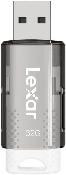 فلش مموری 32 گیگابایتی Lexar JumpDrive S60 2.0 USB، اتصال و استفاده آسان، سازگار با PC و Mac، خاکستری فلش مموری 32 گیگابایتی Lexar JumpDrive S60 2.0 USB، اتصال و استفاده آسان، سازگار با PC و Mac، خاکستری