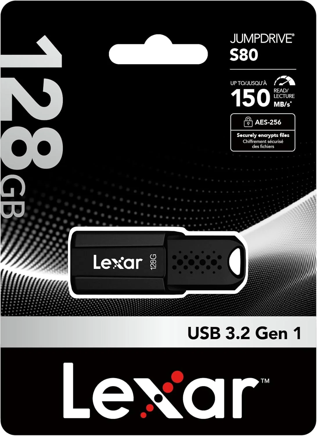 فلش مموری 128 گیگابایتی لکسار Jumpdrive S80 USB 3.1 فلش مموری 128 گیگابایتی لکسار Jumpdrive S80 USB 3.1