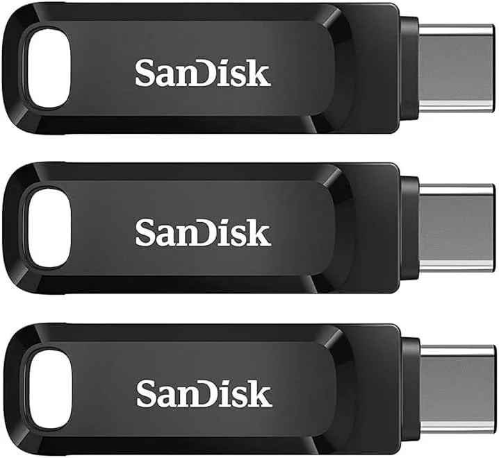 فلش مموری دوگانه SanDisk Ultra Drive Go با پورت USB Type-C ظرفیت 64 گیگابایت مدل SDDDC3-064G-G46 (بسته 3 عددی) فلش مموری دوگانه SanDisk Ultra Drive Go با پورت USB Type-C ظرفیت 64 گیگابایت مدل SDDDC3-064G-G46 (بسته 3 عددی)