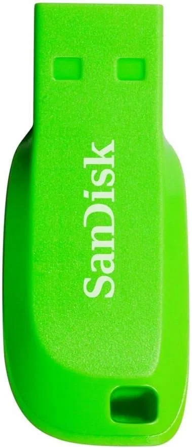 فلش مموری USB سندیسک مدل Cruzer Blade SDCZ50C-016G-B35GE با ظرفیت 16 گیگابایت - سبز الکتریکی فلش مموری USB سندیسک مدل Cruzer Blade SDCZ50C-016G-B35GE با ظرفیت 16 گیگابایت - سبز الکتریکی