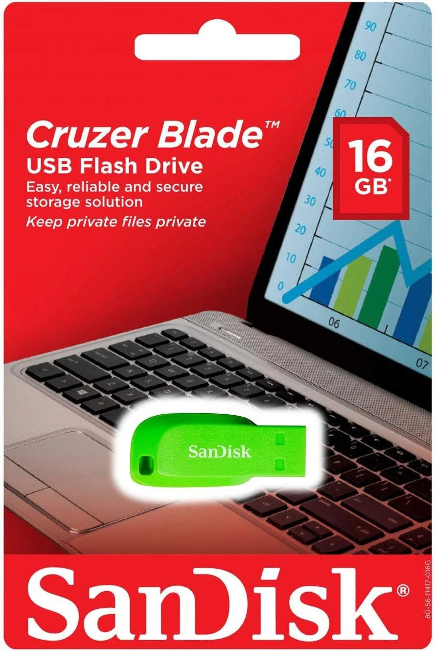 فلش مموری USB سندیسک مدل Cruzer Blade SDCZ50C-016G-B35GE با ظرفیت 16 گیگابایت - سبز الکتریکی فلش مموری USB سندیسک مدل Cruzer Blade SDCZ50C-016G-B35GE با ظرفیت 16 گیگابایت - سبز الکتریکی