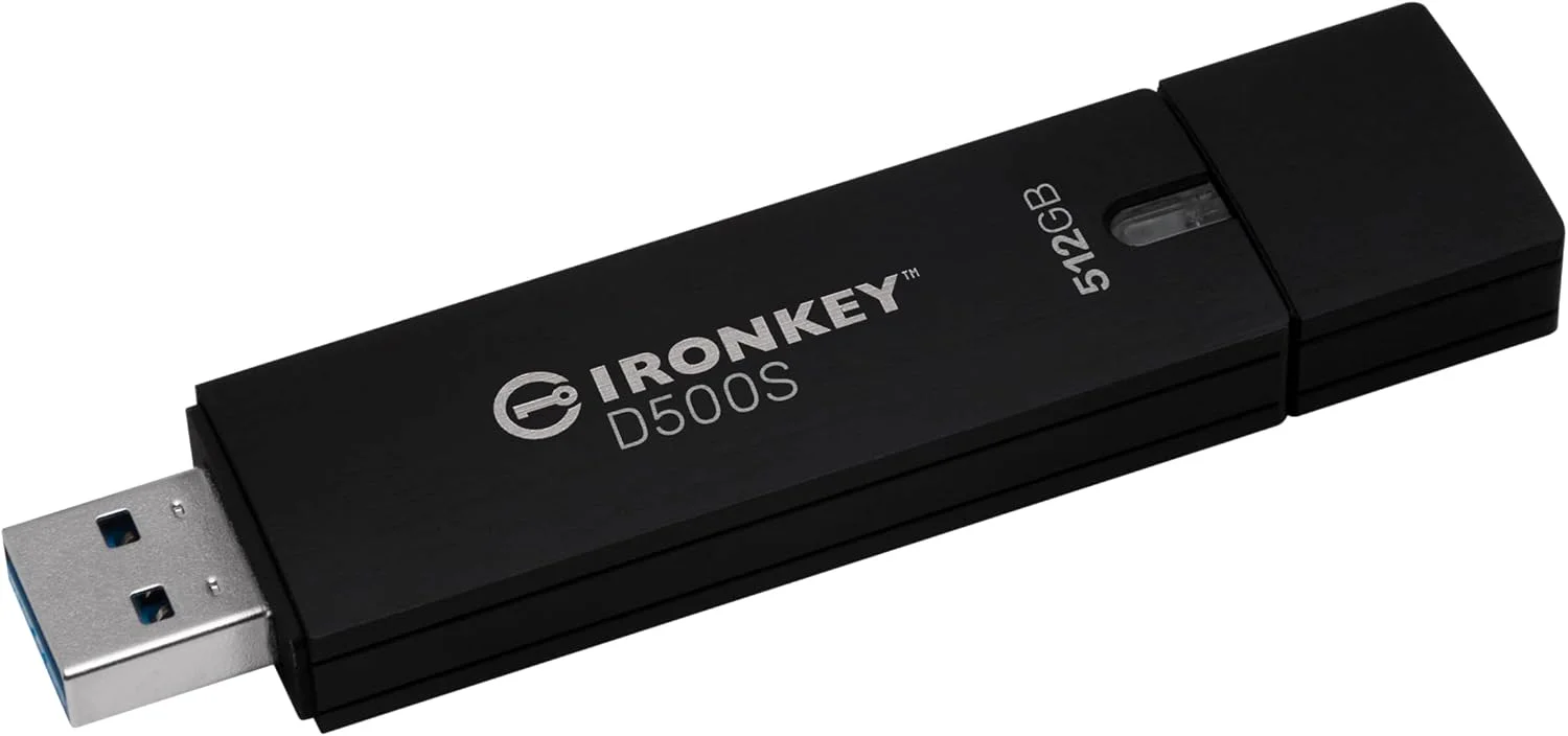 فلش مموری USB رمزگذاری سخت افزاری کینگستون IronKey D500S ظرفیت 512 گیگابایت FIPS 140-3 Lvl 3 (در انتظار تایید) AES-256 - IKD300S/512GB فلش مموری USB رمزگذاری سخت افزاری کینگستون IronKey D500S ظرفیت 512 گیگابایت FIPS 140-3 Lvl 3 (در انتظار تایید) AES-256 - IKD300S/512GB