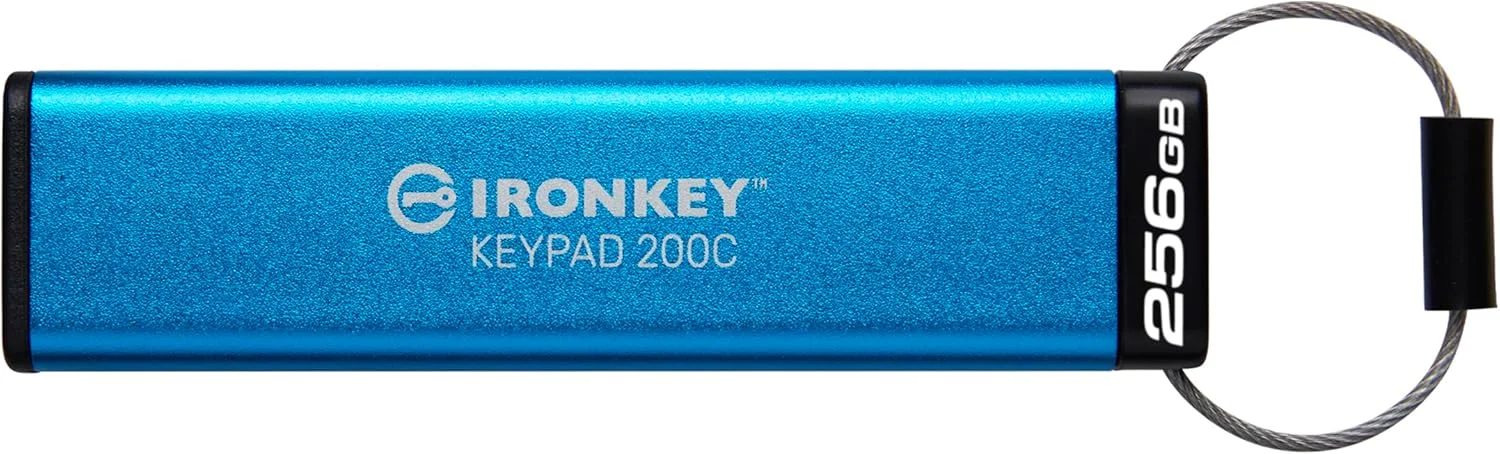 فلش مموری USB رمزگذاری شده سخت افزاری کینگستون IronKey Keypad 200C Type-C دارای گواهینامه FIPS 140-3 Level 3 (در انتظار) با رمزگذاری سخت افزاری XTS-AES 256 بیتی -IKKP200C/512GB فلش مموری USB رمزگذاری شده سخت افزاری کینگستون IronKey Keypad 200C Type-C دارای گواهینامه FIPS 140-3 Level 3 (در انتظار) با رمزگذاری سخت افزاری XTS-AES 256 بیتی -IKKP200C/512GB