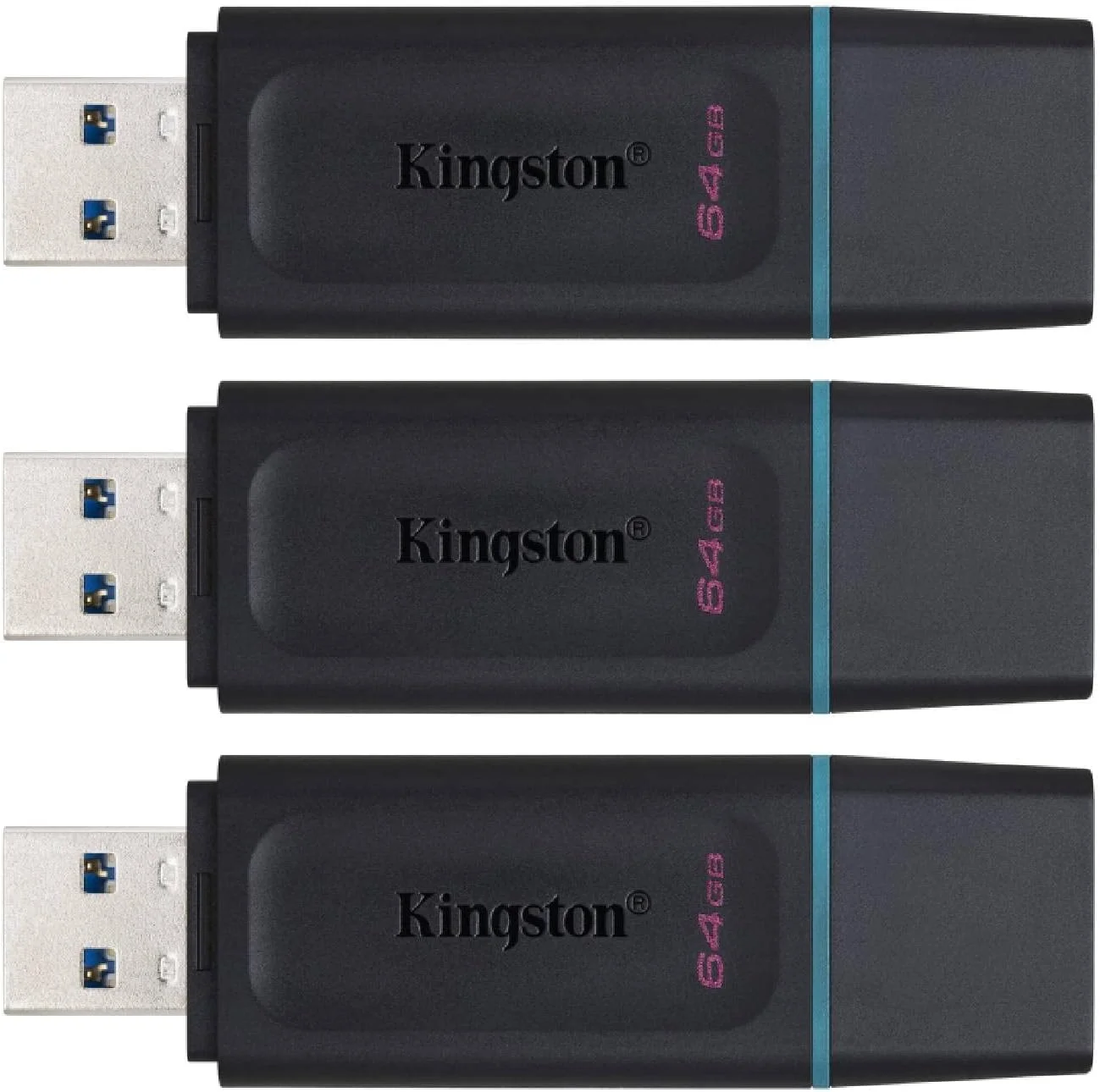 فلش مموری 64 گیگابایتی کینگستون DataTraveler Exodia - مدل DTX/64GB (بسته 3 عددی) فلش مموری 64 گیگابایتی کینگستون DataTraveler Exodia - مدل DTX/64GB (بسته 3 عددی)