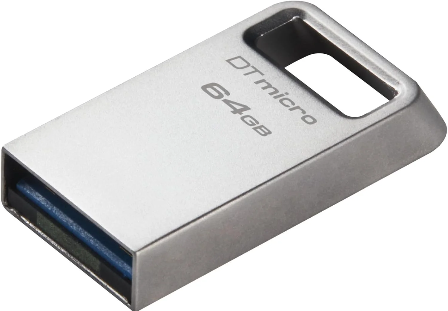 فلش مموری 128 گیگابایتی کینگستون DataTraveler Micro، فلش بسیار کوچک فلزی USB 3.2 نسل 1 با سرعت انتقال تا 200 مگابایت بر ثانیه مدل DTMC3G2/128GB، نقره ای فلش مموری 128 گیگابایتی کینگستون DataTraveler Micro، فلش بسیار کوچک فلزی USB 3.2 نسل 1 با سرعت انتقال تا 200 مگابایت بر ثانیه مدل DTMC3G2/128GB، نقره ای