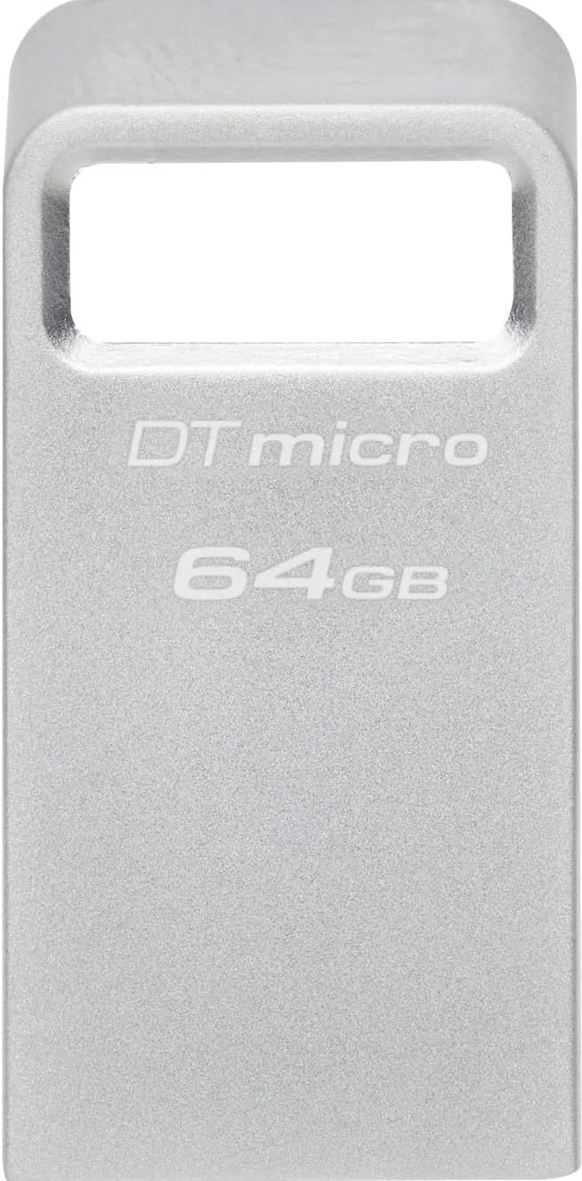 فلش مموری 128 گیگابایتی کینگستون DataTraveler Micro، فلش بسیار کوچک فلزی USB 3.2 نسل 1 با سرعت انتقال تا 200 مگابایت بر ثانیه مدل DTMC3G2/128GB، نقره ای فلش مموری 128 گیگابایتی کینگستون DataTraveler Micro، فلش بسیار کوچک فلزی USB 3.2 نسل 1 با سرعت انتقال تا 200 مگابایت بر ثانیه مدل DTMC3G2/128GB، نقره ای
