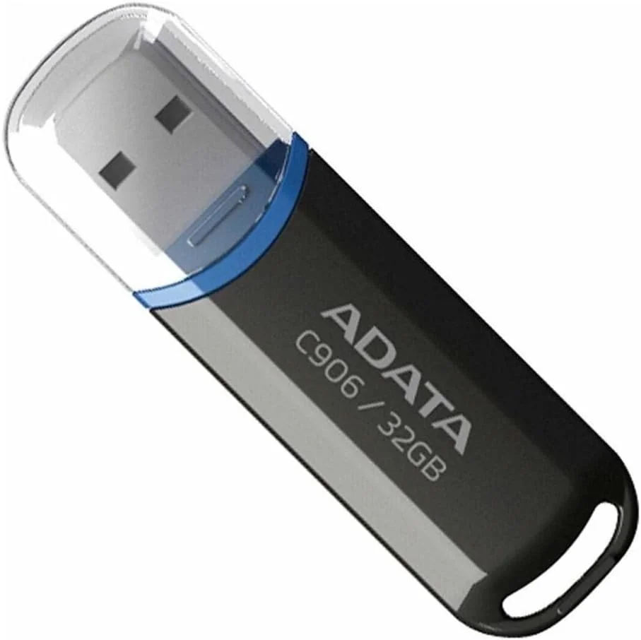 فلش مموری ای دیتا C906 با ظرفیت 32 گیگابایت، USB 2.0، مشکی فلش مموری ای دیتا C906 با ظرفیت 32 گیگابایت، USB 2.0، مشکی