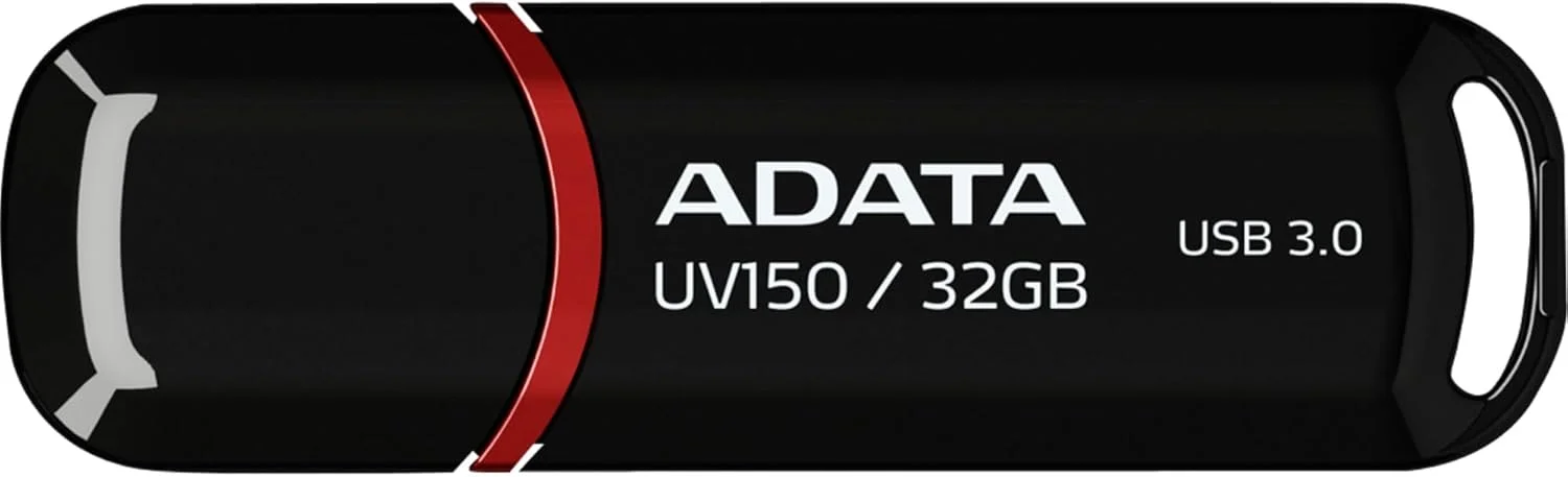 فلش مموری USB 3.0 ای دیتا UV150 با ظرفیت 32 گیگابایت، مدل درپوش دار، رنگ مشکی (AUV150-32G-RBK) فلش مموری USB 3.0 ای دیتا UV150 با ظرفیت 32 گیگابایت، مدل درپوش دار، رنگ مشکی (AUV150-32G-RBK)