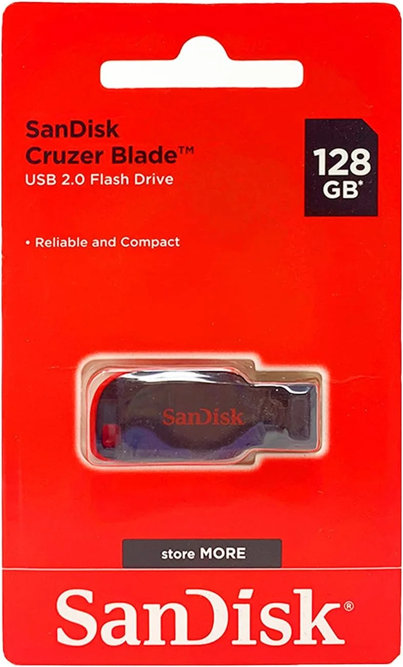 فلش مموری USB سن دیسک Cruzer Blade، ۱۲۸ گیگابایت، مشکی/قرمز (SDCZ50-128G-A46) فلش مموری USB سن دیسک Cruzer Blade، ۱۲۸ گیگابایت، مشکی/قرمز (SDCZ50-128G-A46)