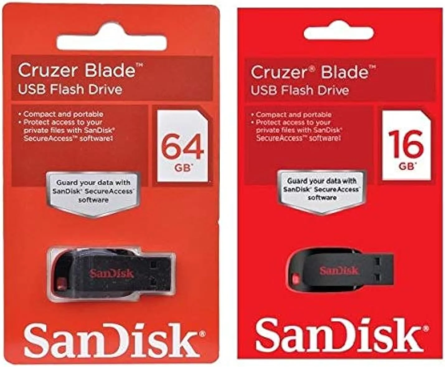 فلش مموری سندیسک کروزر بلید 64 گیگابایت (SDCZ50-064G-B35) به همراه فلش مموری سندیسک کروزر بلید 16 گیگابایت (SDCZ50-016G-B35) فلش مموری سندیسک کروزر بلید 64 گیگابایت (SDCZ50-064G-B35) به همراه فلش مموری سندیسک کروزر بلید 16 گیگابایت (SDCZ50-016G-B35)