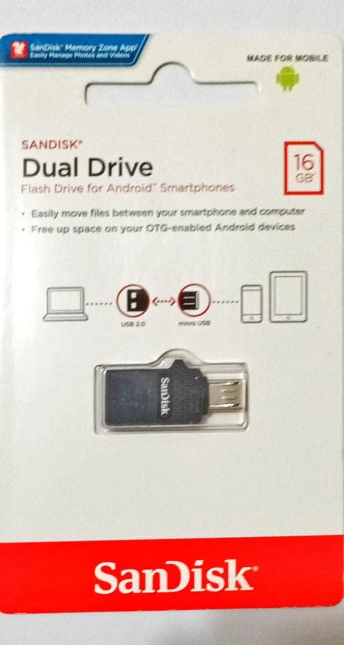 فلش مموری 16 گیگابایتی سن دیسک Ultra USB 2.0 OTG با کانکتور میکرو USB برای دستگاه های موبایل اندرویدی - SDDD1-016G-G46 + بند Wisla Trust فلش مموری 16 گیگابایتی سن دیسک Ultra USB 2.0 OTG با کانکتور میکرو USB برای دستگاه های موبایل اندرویدی - SDDD1-016G-G46 + بند Wisla Trust