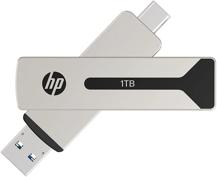 فلش درایو 1 ترابایتی HP 911 Pro USB 3.2 OTG Type-C/Type-A، تا 1000 مگابایت بر ثانیه فلش درایو 1 ترابایتی HP 911 Pro USB 3.2 OTG Type-C/Type-A، تا 1000 مگابایت بر ثانیه