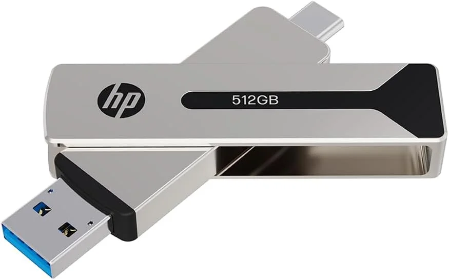 فلش درایو HP 911 Pro 512GB USB 3.2 OTG Type-C/Type-A، تا 1000 مگابایت بر ثانیه فلش درایو HP 911 Pro 512GB USB 3.2 OTG Type-C/Type-A، تا 1000 مگابایت بر ثانیه