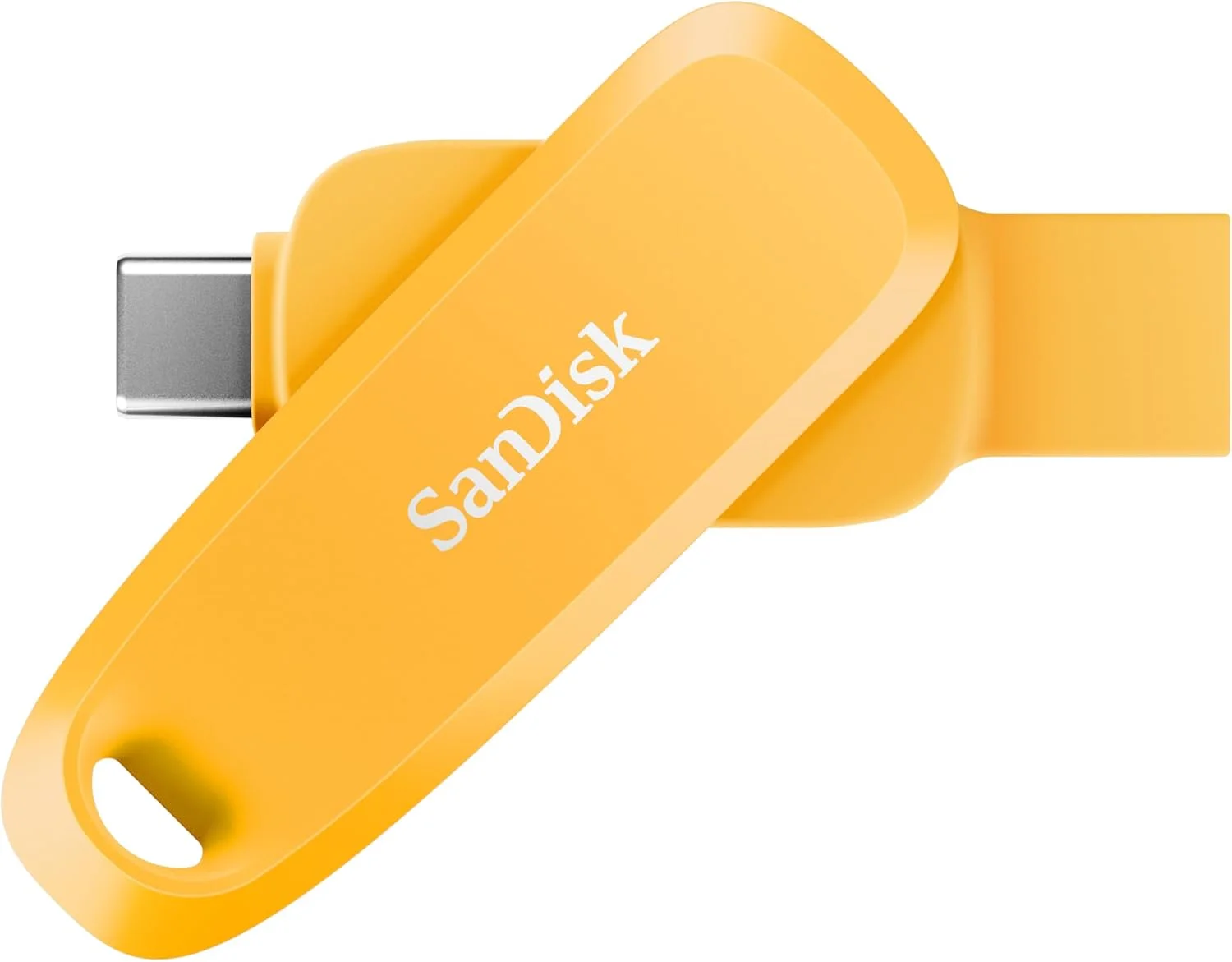 فلش مموری 128 گیگابایتی SanDisk مخصوص گوشی های اندروید - USB دو منظوره برای تلفن های هوشمند، تبلت ها و کامپیوترها - فلش درایو با کانکتورهای USB Type-C و Type-A، زرد نرگسی - SDDDC6-128G-G46YD فلش مموری 128 گیگابایتی SanDisk مخصوص گوشی های اندروید - USB دو منظوره برای تلفن های هوشمند، تبلت ها و کامپیوترها - فلش درایو با کانکتورهای USB Type-C و Type-A، زرد نرگسی - SDDDC6-128G-G46YD