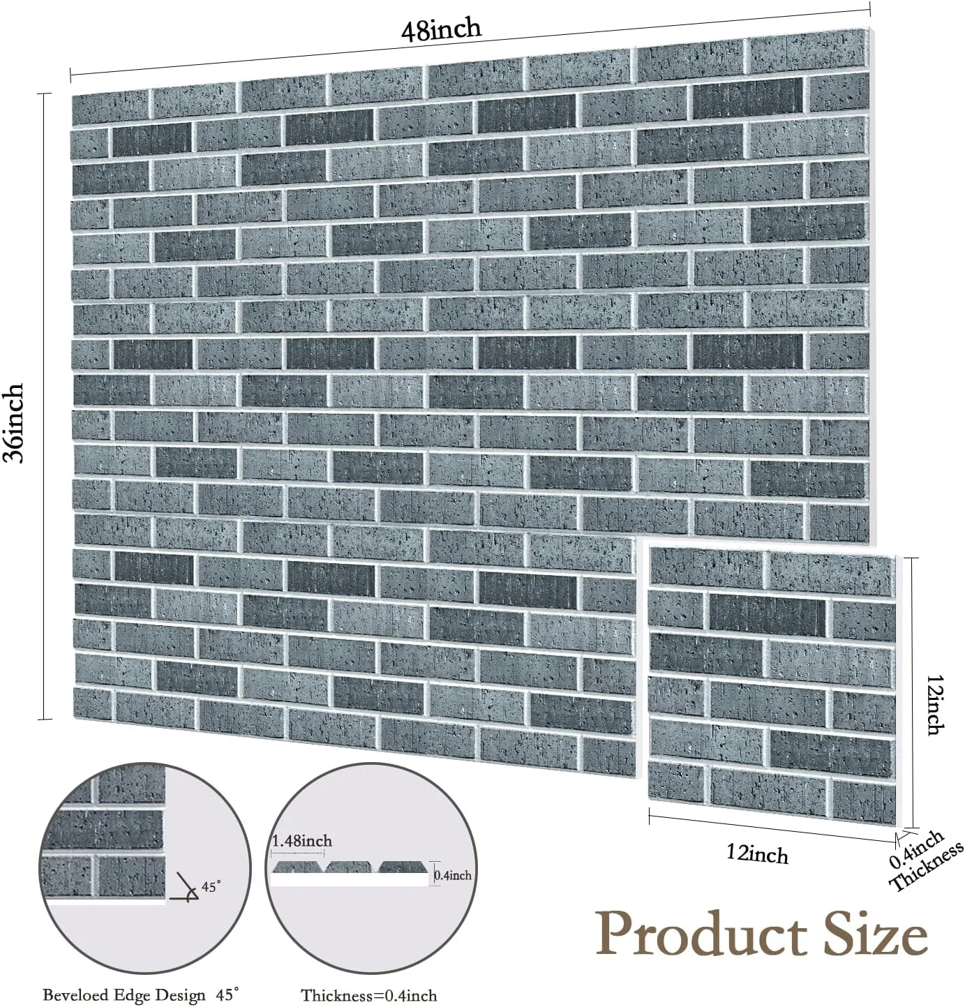 ۱۲ عدد پنل آکوستیک، پنل های ضد صدا با طرح آجری سه بعدی خود چسب برای دیوارها، پنل های دیواری تزئینی برای استودیوهای ضبط، دفاتر، خانه، ۳۰×۳۰×۱ سانتی متر، مشکی لیمویی ۱۲ عدد پنل آکوستیک، پنل های ضد صدا با طرح آجری سه بعدی خود چسب برای دیوارها، پنل های دیواری تزئینی برای استودیوهای ضبط، دفاتر، خانه، ۳۰×۳۰×۱ سانتی متر، مشکی لیمویی