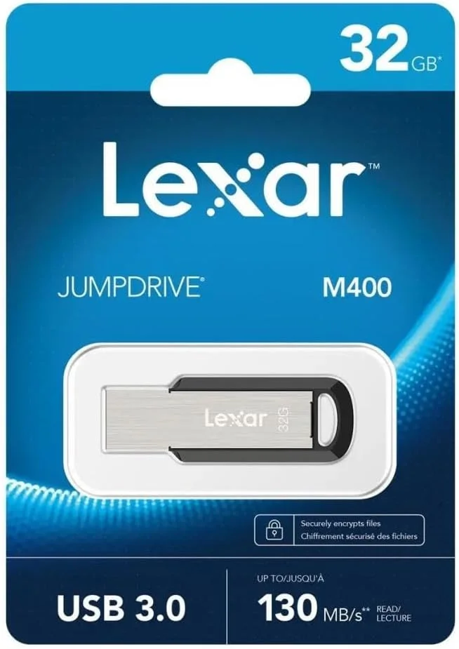 فلش مموری 32 گیگابایتی Lexar JumpDrive M400 USB 3.0 - سرعت 130 مگابایت بر ثانیه فلش مموری 32 گیگابایتی Lexar JumpDrive M400 USB 3.0 - سرعت 130 مگابایت بر ثانیه