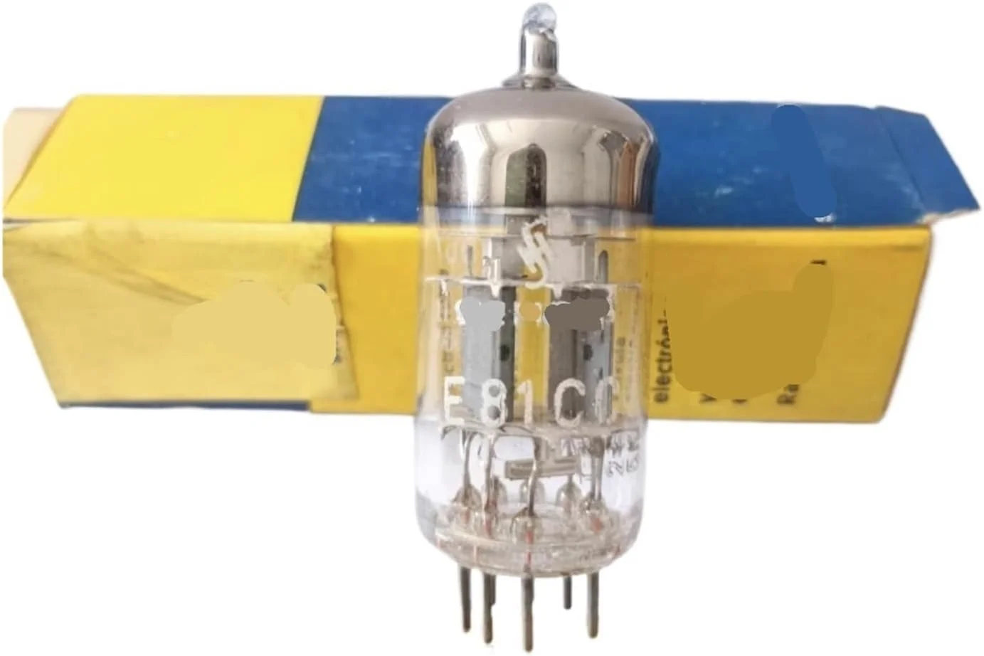 لامپ خلاء تقویت کننده قدرت مدل E81CC نسل لوله 12AT7 ECC81 6201 5965