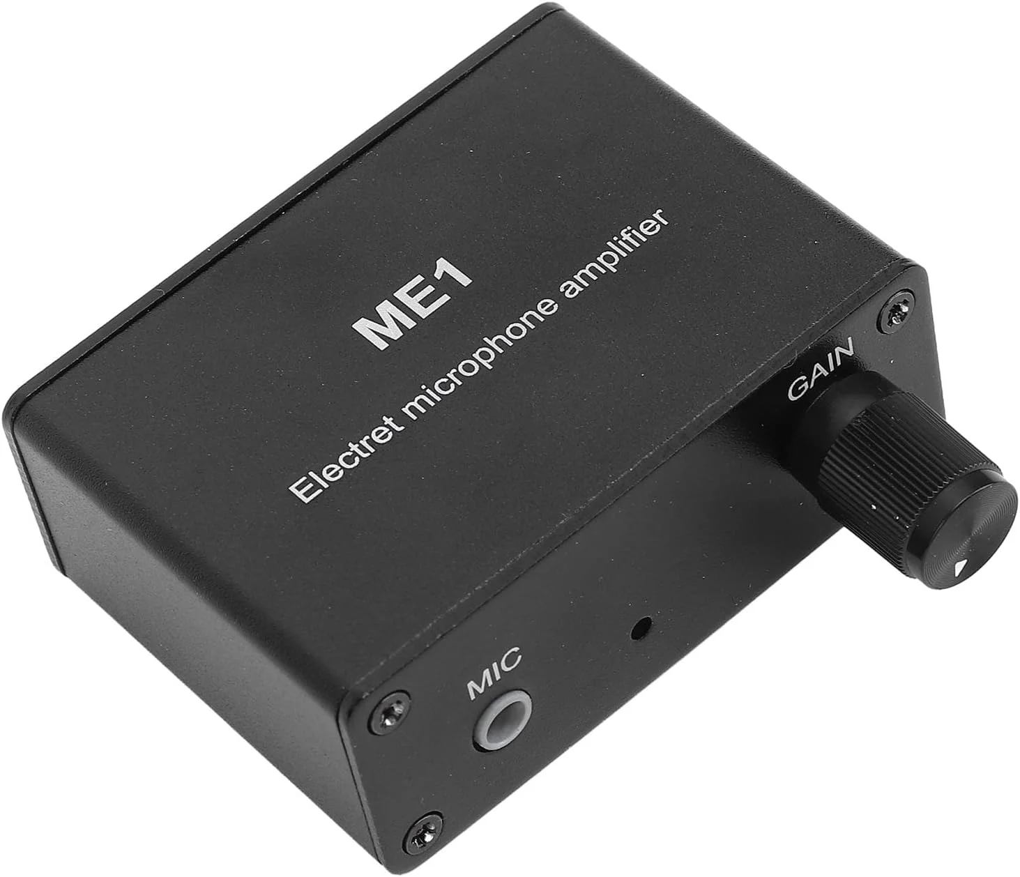 تقویت کننده میکروفون الکترت، پیش تقویت کننده صدا، تقویت کننده میکروفون، ورودی 3.5 میلی متری برای میکروفون الکترت یا میکروفون خازنی