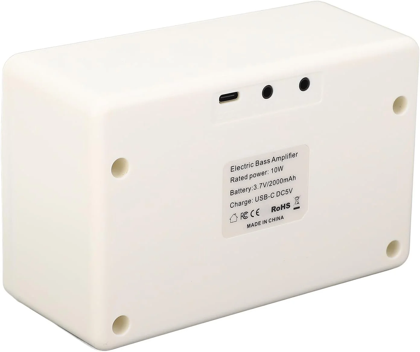 آمپلی فایر باس قابل حمل KIMISS، آمپلی فایر 10 واتی دو کاناله قابل شارژ برای تمرین و اجرای باس الکتریکی آمپلی فایر باس قابل حمل KIMISS، آمپلی فایر 10 واتی دو کاناله قابل شارژ برای تمرین و اجرای باس الکتریکی