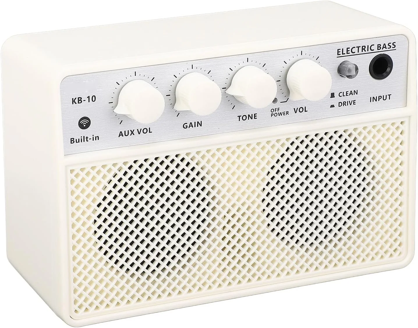 آمپلی فایر باس قابل حمل KIMISS، آمپلی فایر 10 واتی دو کاناله قابل شارژ برای تمرین و اجرای باس الکتریکی آمپلی فایر باس قابل حمل KIMISS، آمپلی فایر 10 واتی دو کاناله قابل شارژ برای تمرین و اجرای باس الکتریکی