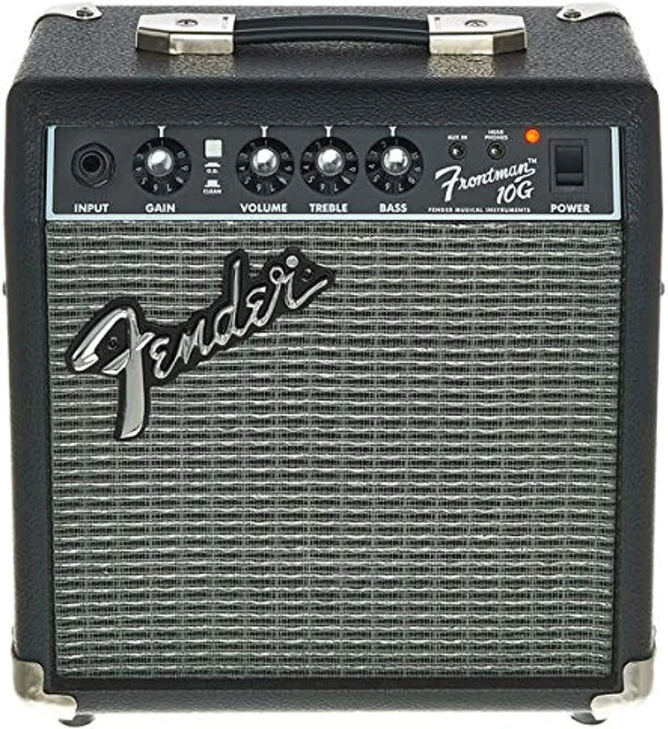 آمپلی فایر گیتار الکتریک کمبو Fender Frontman 10G – آمپلی فایر تمرینی ایده آل برای گیتار الکتریک و تیونر کلیپسی FT-1 Pro – برای گیتار آکوستیک و الکتریک، باس و یوکللی – مشکی