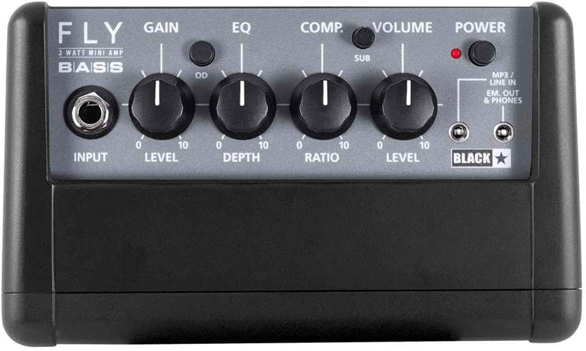 آمپلیفایر کوچک باس Blackstar Fly 3 Bass + کابل گیتار 3 متری keepdrum آمپلیفایر کوچک باس Blackstar Fly 3 Bass + کابل گیتار 3 متری keepdrum