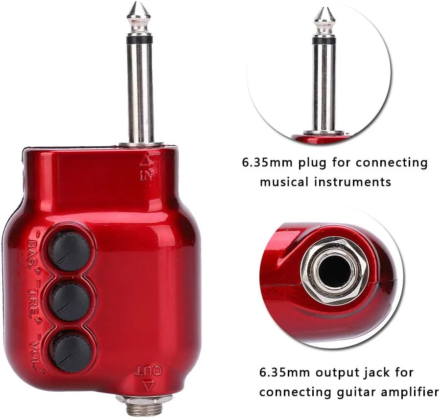 تقویت کننده پیکاپ باس، تقویت کننده های ولوم باس بالا با خروجی باس تقویت شده 14×11×5، تقویت کننده پیکاپ، کنترل حجم باس بالا، تطبیق امپدانس