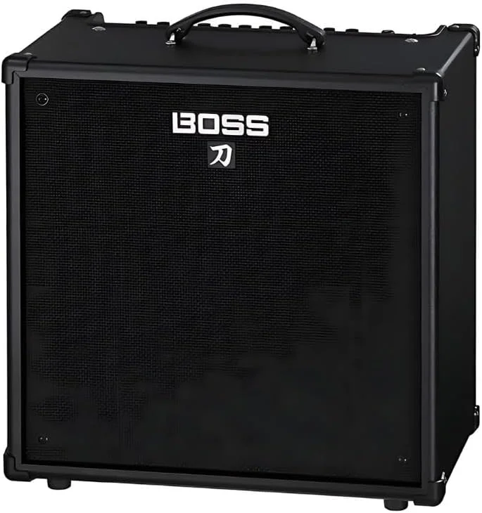 آمپلی‌فایر باس BOSS KATANA-110 BASS | آمپلی‌فایر باس کمبو 110 واتی | ووفر 10 اینچی و توییتر | 3 شخصیت آمپلی‌فایر متنوع | 4 بخش افکت مستقل | EQ جامع