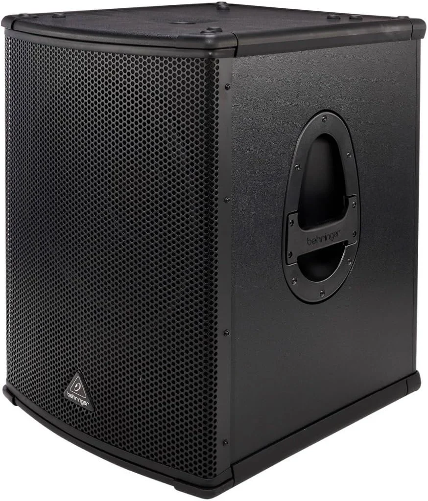ساب ووفر اکتیو PA بهرینگر B1500XP با توان خروجی 3000 وات و بلندگوی 15 اینچی Turbosound به همراه کراس اوور استریو