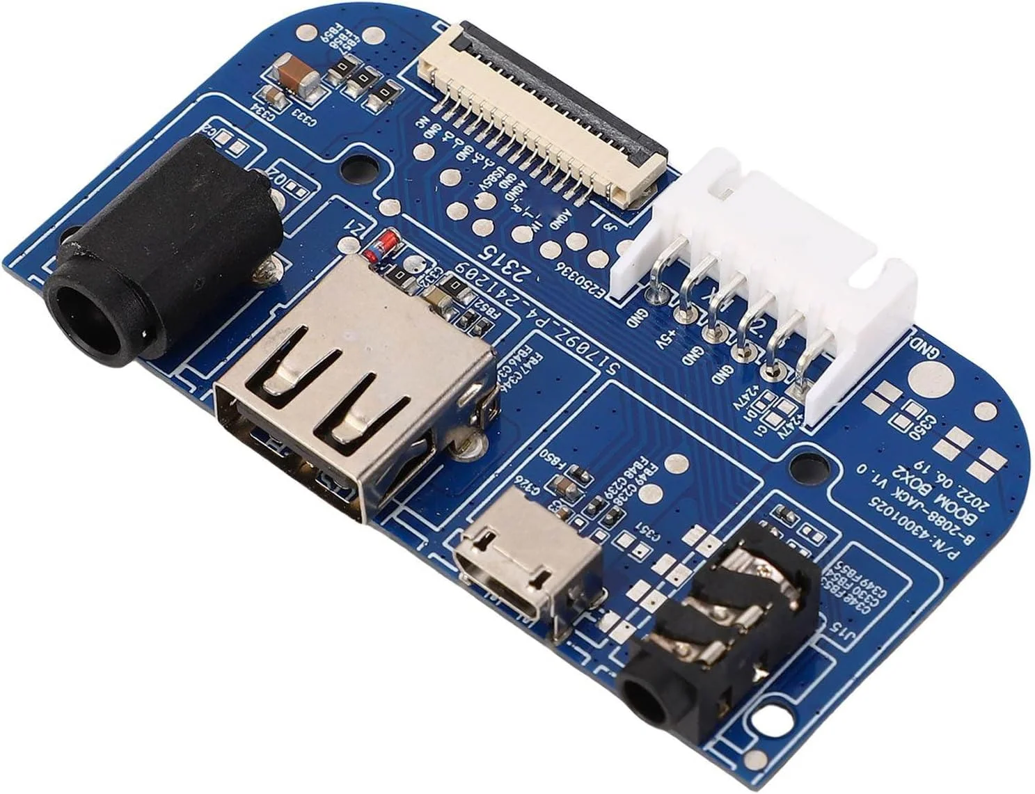 برد درگاه شارژ USB Eujgoov، جایگزین PCB برای Boombox 2، نصب آسان، ساخت بادوام، ایده آل برای پروژه های صوتی