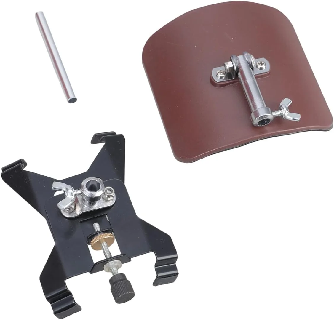 نگهدارنده گیتار با پایه تثبیت کننده، طراحی ایمن و ضد لغزش، استند ارگونومیک، ساختار فلزی، مناسب برای نوازندگی طولانی مدت