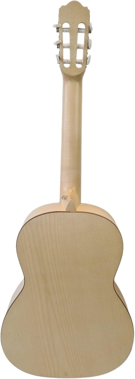 گیتار کنسرت وودبوآ SS100 سایز 4/4 تماما یکپارچه صنوبر افرا به همراه پری امپ و تیونر | گیتار آکوستیک به همراه کیف و بند | گیتار موسیقی محلی با صدای گرم و پیکاپ فیشمن پرسیس