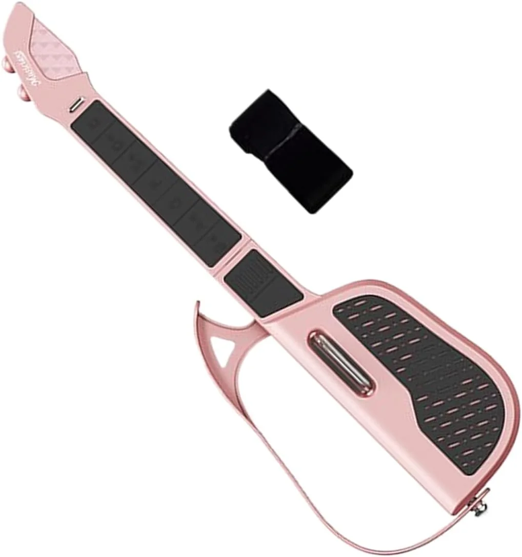 گیتار هوشمند | ساز زهی بدون سیم | دارای راهنمای نور ال ای دی، تاشو، دارای حالت آکورد اتوماتیک داخلی، گیتار الکتریکی قابل حمل | برای بزرگسالان، خانواده، مهمانی های فضای باز، اجرای صحنه گیتار هوشمند | ساز زهی بدون سیم | دارای راهنمای نور ال ای دی، تاشو، دارای حالت آکورد اتوماتیک داخلی، گیتار الکتریکی قابل حمل | برای بزرگسالان، خانواده، مهمانی های فضای باز، اجرای صحنه