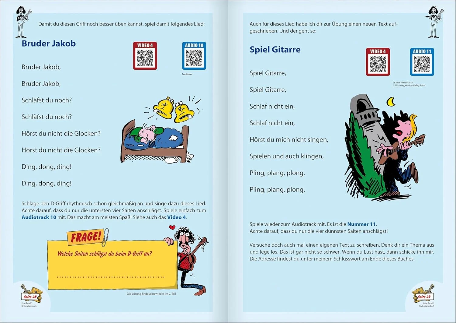 کتاب گیتار کودکان Peter Bursch Voggenreiter (+OA) کتاب گیتار کودکان Peter Bursch Voggenreiter (+OA)