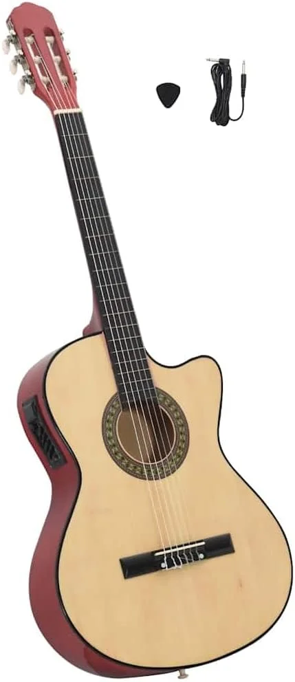 گیتار آکوستیک وسترن کات اوی با اکولایزر 6 سیم، گیتار آکوستیک وسترن، گیتار کنسرت، ساز زهی، آلات موسیقی