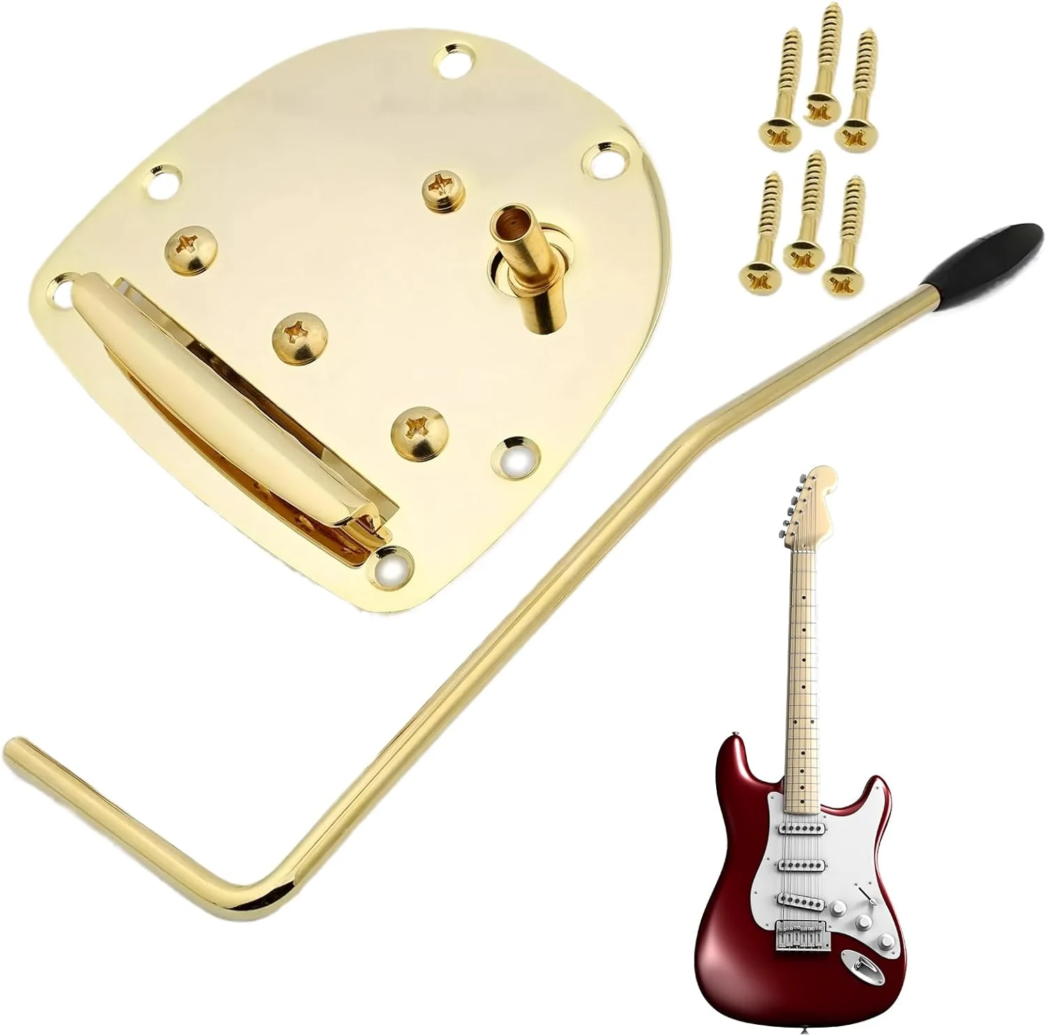 پل ویبراتو برای گیتار، ویبره، برای گیتار الکتریک - جایگزین وینتیج از آلیاژ روی برای نوازندگان گیتار و دوستداران موسیقی