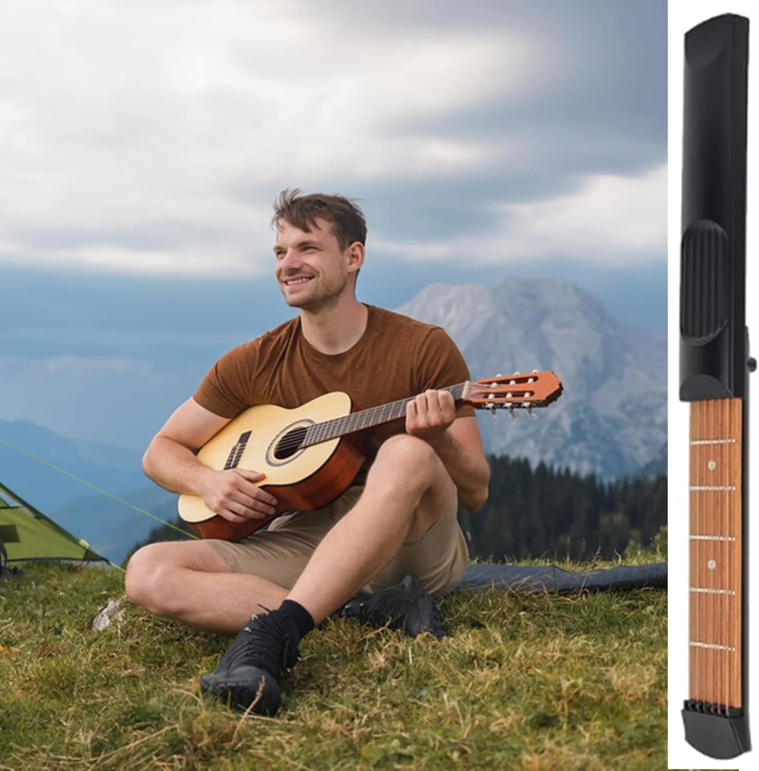 ابزار تمرین گیتار، تمرین دهنده آکورد، گیتار جیبی، برای مبتدیان، نوجوانان، کودکان، بزرگسالان، مسافرت