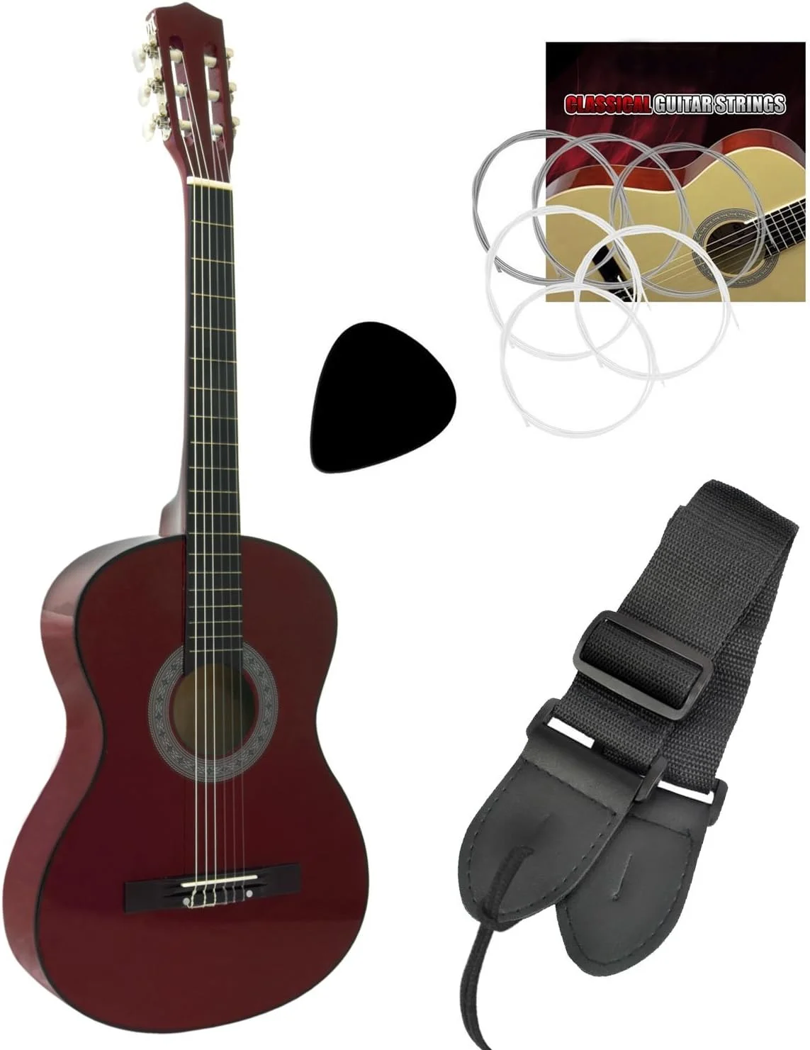 گیتار کنسرت سایز 1/2 TIGER Kinder - قرمز