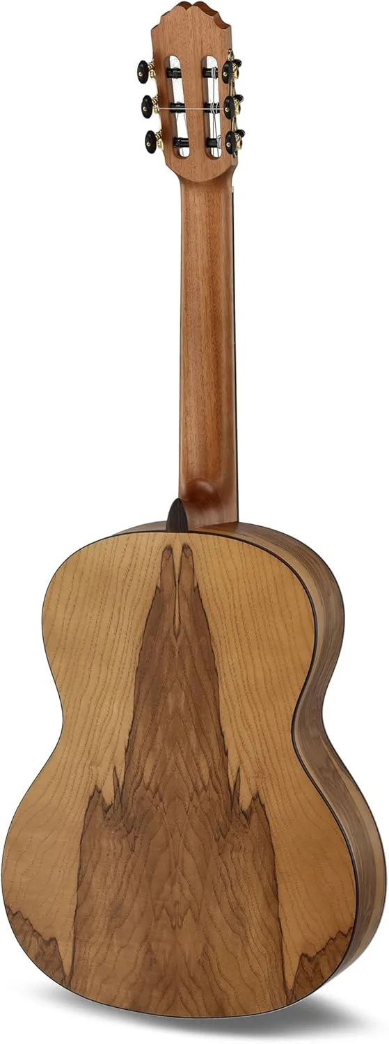 گیتار کلاسیک LUTHIER MANUEL RODRÍGUEZ Caballero Principio - مدل ویژه 120 سالگی MR - صفحه صنوبر - بدنه زیتون - گوشی های طلایی - CA-CMO 120 گیتار کلاسیک LUTHIER MANUEL RODRÍGUEZ Caballero Principio - مدل ویژه 120 سالگی MR - صفحه صنوبر - بدنه زیتون - گوشی های طلایی - CA-CMO 120