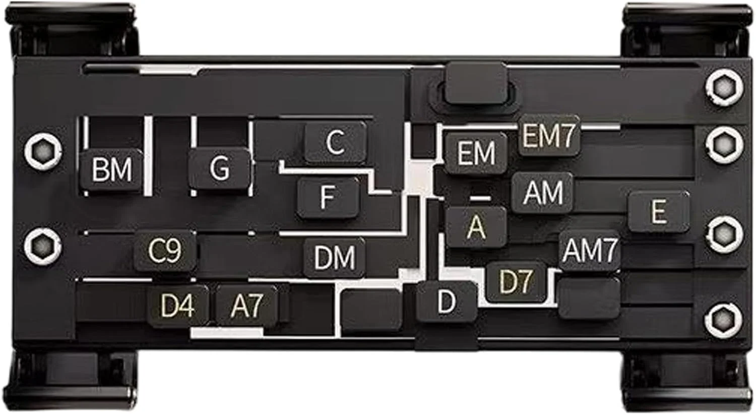 آموزش دهنده آکورد گیتار برای بزرگسالان - فشار دهنده آکورد گیتار، ابزار تمرینی شروع کننده گیتار | کمک گیتار، ابزار آموزش گیتار، سیستم A