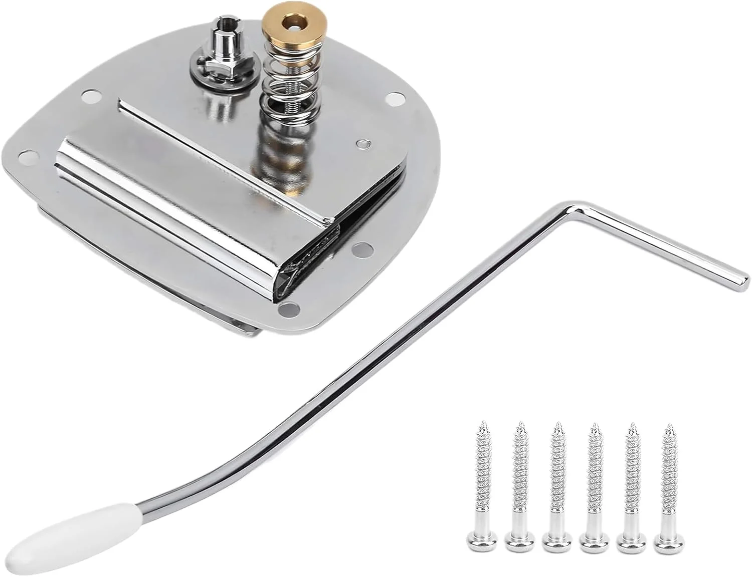 بریج ترمولو برای گیتار الکتریک | بریج گیتار الکتریک - جایگزینی از جنس آلیاژ روی برای بریج و قطعات آلات موسیقی قدیمی برای نوازندگان گیتار