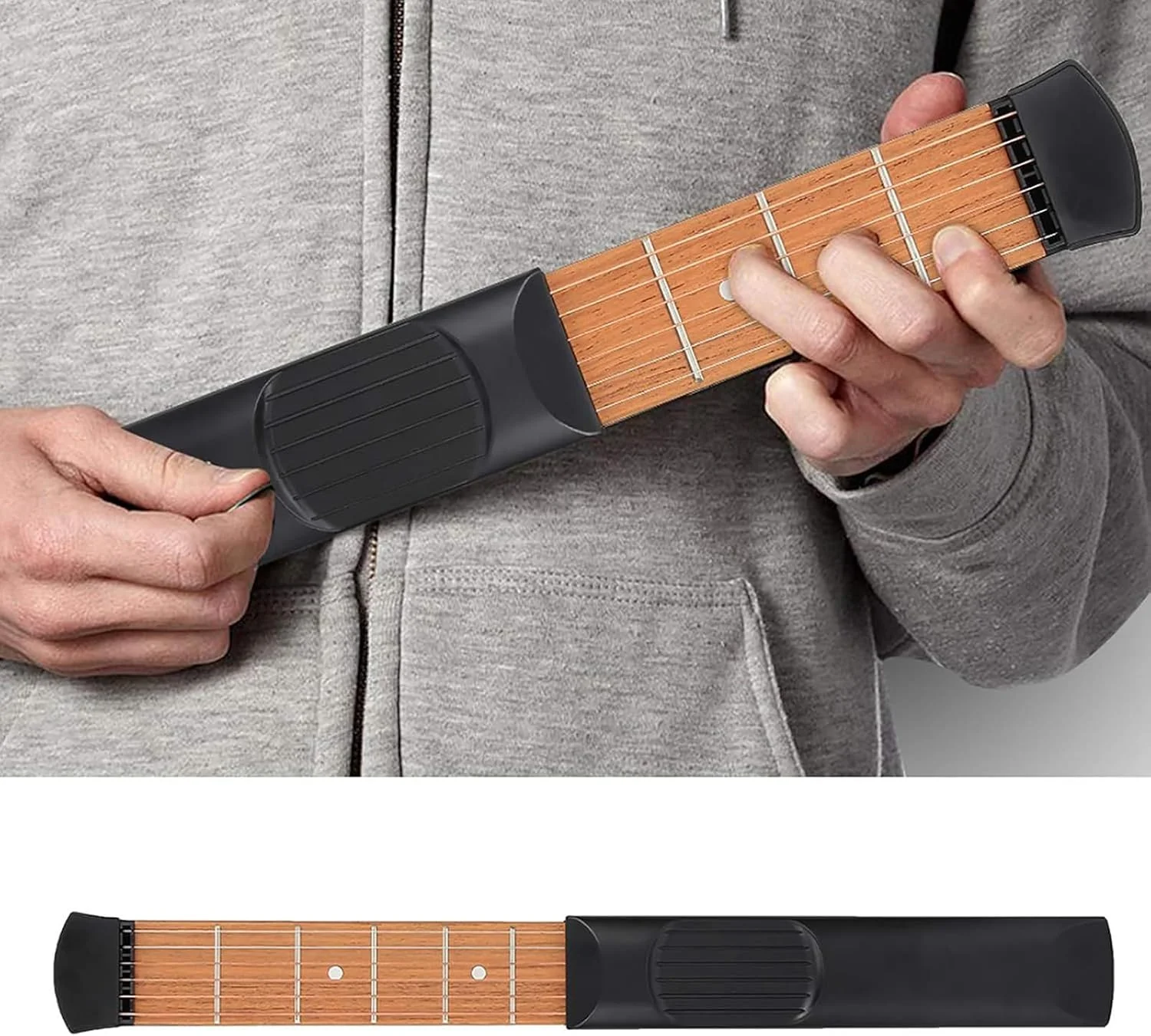 گیتار جیبی | تمرین دهنده آکورد گیتار جیبی - سیستم یادگیری موسیقی ساز زهی برای مبتدیان، نوجوانان، کودکان، بزرگسالان، رفت و آمد، مسافرت، گردهمایی های خانوادگی