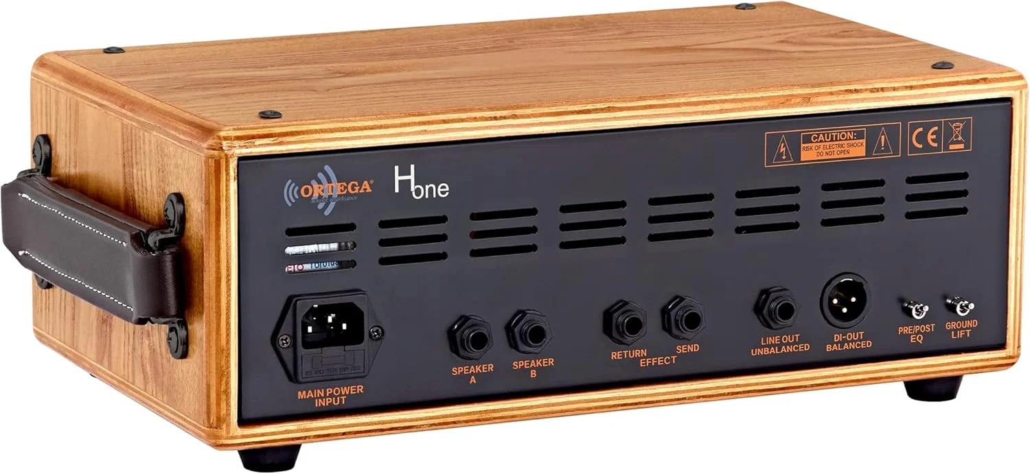 هد آمپلی‌فایر سری آمپلیفیکیشن گیتار ارتقا - تاپ‌دِیل گیتار آکوستیک - توان خروجی 100 وات - شامل کیف حمل - چوب زبان گنجشک، طبیعی (HONE)