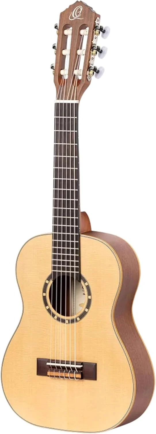گیتار کنسرت ارتعا برای افراد چپ دست - 1/4 - سری Family - به همراه کیف - صنوبر، ماهون، طبیعی (R121-1/4-L)